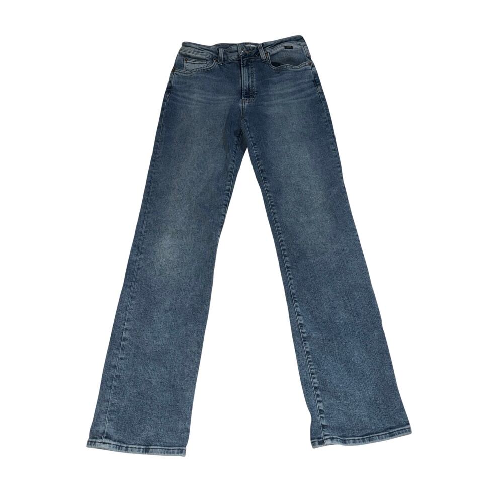 Mavi women’s Kendra high rise straight leg blue jeans